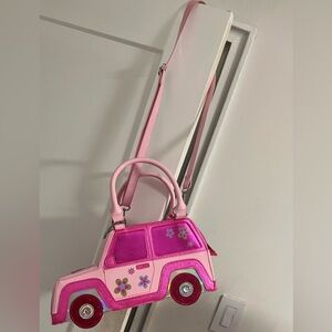 NWOT - Sugar Thrillz Barbie SUV Lets Go Party Car Crossbody Pink Bag